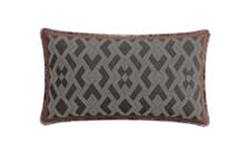 Image of Bedeck of Belfast Siya Cushion NEW Charcoal Grey - 70cm x 40cm - RRP £50