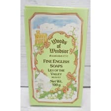 Image of Vintage 80s Woods Of Windsor Lily Of The Valley Fine English Soap Bar Muguet