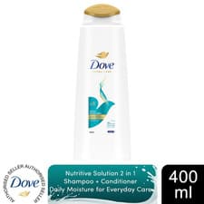 Image of Dove Nutritive Solutions Daily Moisture 2 in 1 Shampoo & Conditioner, 400ml