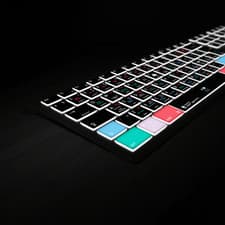 Image of Logic Pro Wireless & Backlit Shortcut Editing Keyboard by Editors Keys