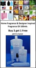Image of 100mls Fragrance Oils From £5.99 Buy 3 Get 1 Free Soap Wax Melts Bath Bombs