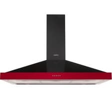 Image of BELLING Classic 90 Chimney Cooker Hood - Jalapeno Red - Free Local Delivery