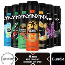 Image of Lynx XL 48Hrs High Definition Multi Fragrance Body Spray Deodorant Bundle, 200ml