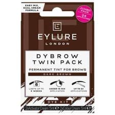 Image of Eylure Dybrow Permanent Brow Tint in Light Brown, Mid Brown, Dark Brown or Black