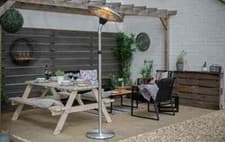 Image of La Hacienda Outdoor Heater, Adjustable Floor Standing RRP £399.00