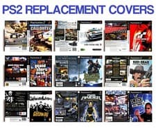 Image of RETRO SONY PLAYSTATION 2 PS2 GAME REPLACEMENT CASE COVERS