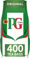 Image of PG Tips Original Black Tea Bags - 400 Plant Based Biodegradable Teabags Bulk