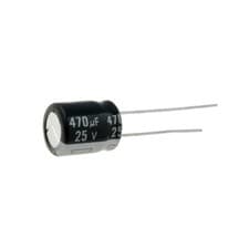 Image of 5X ECA1EHG471B Capacitor: Electrolytic 470uF 25VDC Ø10x12.5mm PANASONIC