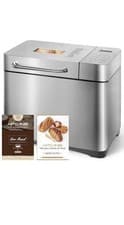 Image of Stainless Steel Bread Maker Machines 19 in 1, with Nut Automatic Dispenser 2.2LB