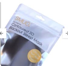 Image of SMUG NEW The Original Contoured 3D Blackout Sleep Mask (Eyelash Friendly)