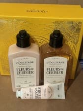 Image of L'Occitane FLEURS DE CERISIER (CHERRY BLOSSOM) BODY CARE COLLECTION GIFT SET