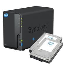 Image of Synology DS223 NAS 2-Bay Dual HDD 3TB Preinstalled SATA Ethernet LAN IP