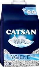 Image of 4-20L Catsan Hygiene Non Clumping Cat Litter Odour Control Kitten Litter