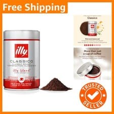 Image of Arabica Coffee: Illy Classico Medium Roast, 250g for Espresso & Moka Pot Brewing