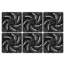 Image of Arctic P12 Pro PST 120mm PWM Case Fan Black 3000 RPM 77 CFM 4-Pin Pack