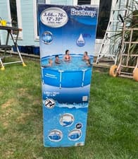 Image of Bestway Steel Pro 12 foot x 30 inch above ground swimming Pool