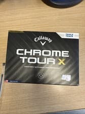 Image of Callaway Golf ChromeSoft X Triple Golf Balls - White Pack of 12