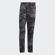 Image of adidas Men's Graphic Sweat Pants Camo Carbon Grey Tapered Joggers IK3539