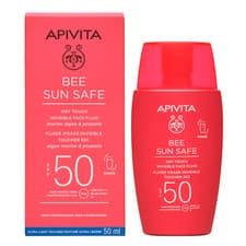 Image of Apivita , Invisible fluid sunscreen SPF50 Bee Sun Safe, 50 ml