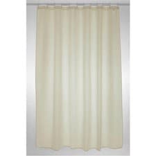 Image of Blue Canyon Easy To Clean Polyester Shower Curtain - Cream Coloured