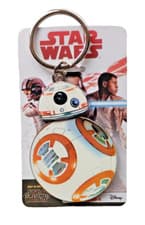 Image of STAR WARS THE LAST JEDI BB-8 METAL KEYCHAIN KEYRING - NEW AND CARDED