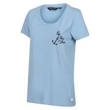 Image of Regatta Womens Filandra VII Summer Short Sleeve Cotton Print T Shirt RRP £25