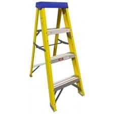 Image of Fibreglass Step Ladders - 4 Tred, 5 Tred 6 Tred, 8 Tred & 10 Tred BS EN 131