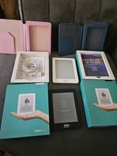 Image of x2 Kobo Mini eBook Reader E Ink Display Wi-Fi black 2GB Storage boxed READ