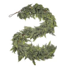 Image of Christmas Artificial Cedar Garland Real Touch Winter Pine Garland