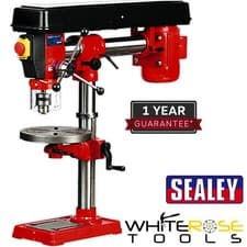 Image of Sealey Radial Pillar Drill Bench 5-Speed 820mm Height 550W/230V