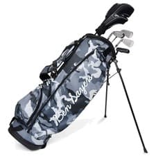 Image of Ben Sayers M8 7 Piece Golf Steel Package Set Right Handed with Stand Bag - Camo