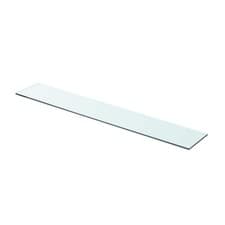 Image of 1/2x Shelves Panel Glass Clear Sheet Shelf Panel Ledge Multi Sizes vidaXL