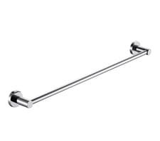 Image of Towel Rails 50cm/20 inch Screw Wall mounted Chrome Single Towel Bar in Bathroom