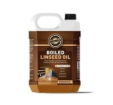 Image of Double Boiled Linseed Oil Interior Exterior Wood Natural 5L Courier Fast
