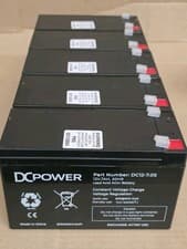 Image of 4 x 12V 7AH UPS Battery Kit - Direct Replacement - APC RBC23, RBC24, RBC25.