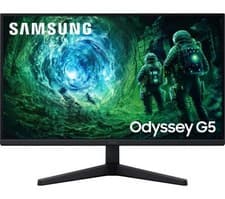 Image of SAMSUNG Odyssey G5 Quad HD 27" Gaming Monitor - Black - REFURB-B