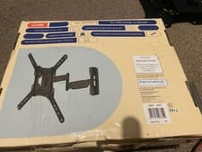 Image of TV mount LOGIK full motion up to 43 in - please see description - complete