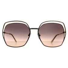 Image of Guess Sunglasses GF0410 33F Gold Beige Brown Gradient