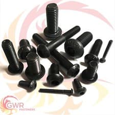 Image of M2.5 M3 M4 M5 M6 Socket Button Head Screws 10.9 High Tensile Black Allen Bolts