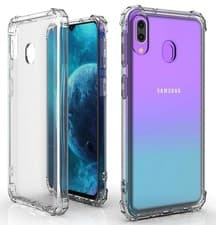 Image of For Samsung Galaxy Models Shockproof Transparent 4 Corner Cushion Gel Case Cover