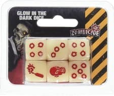 Image of Zombicide: 6 Glow in the Dark Dice Board Game
