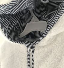Image of Joules 3-6 Months Cream Sheep Designed Fleece Hooded Lined Jacket