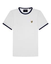 Image of Lyle and Scott Ringer T-shirt White
