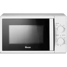 Image of Swan 700W Manual Microwave 20L Capacity 5 Power Levels 35 Min Timer White