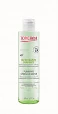 Image of Topicrem AC 200ml Purifying Micellar Water Remove Make Up Even Waterproof New UK