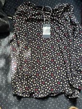 Image of BNWT Crew Clothing Company Breton Top Jersey Candy White Stripe Multi 12