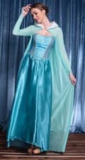 Image of Cosplay Frozen Elsa Dress Size Large (See Measurements)