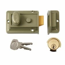 Image of Yale Traditional Nightlatch Cylinder, 60mm Backset B-77-ENB-PB-60