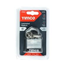 Image of TIMCO Laminated Padlock - 40mm | Pack of 1
