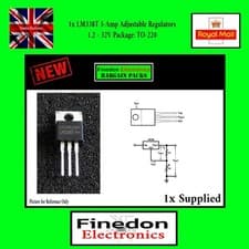 Image of 1x LM338T 3 Terminal 1.2V - 32V @ 5A Linear Regulator TO-220